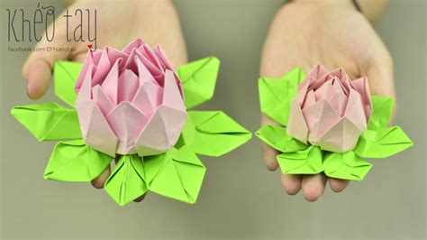 How To Make Paper Lotus Flower Origami Paper Lotus Flower Step By