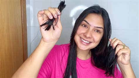 Cortei Meu Cabelo Em Casa Youtube