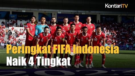 Peringkat Fifa Indonesia Naik Tingkat Menjadi Kontan News