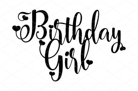 Birthday Girl Svg Birthday Svg Happy Birthday Svg Crella