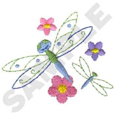 Dragonflies Machine Embroidery Design Embroidery Library At