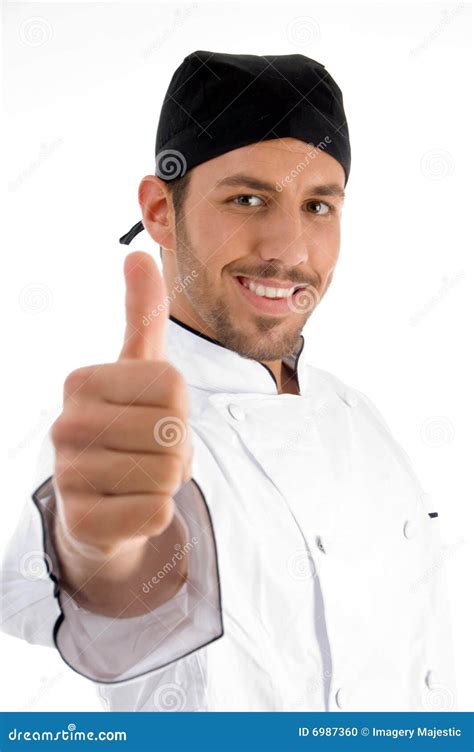 Chef Showing Approval Sign Stock Photo Image Of Nutrition 6987360