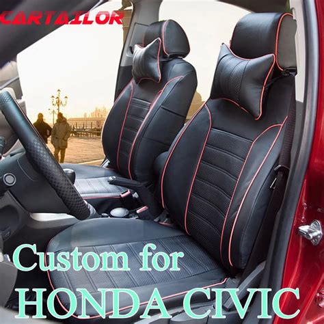 CARTAILOR automobiles seat cover for Honda civic car seat covers Luxury ...