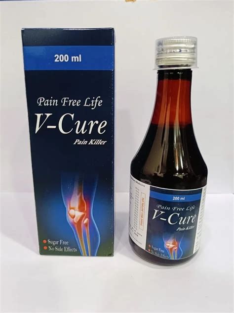 V Cure Ayurvedic Joint Pain Syrup Sugar Free Bottle Ml At