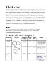 Lab Docx Introduction An Aldol Condensation Reaction Is A