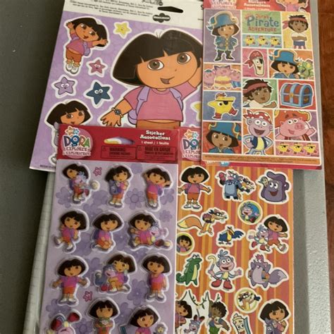 Dora sticker lot of 4 packs #stickers... - Depop