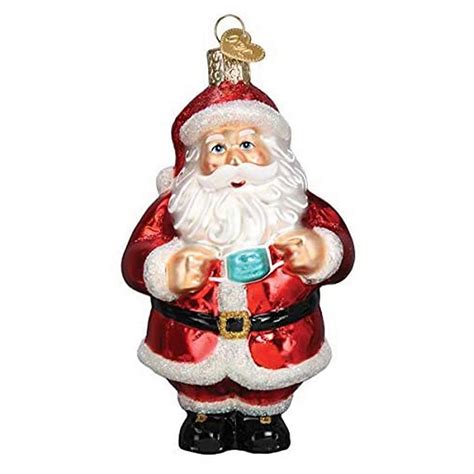 Old World Christmas 40322 Glass Blown Ornaments Santa Revealed 45