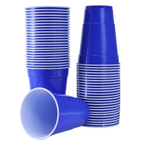 Blue Plastic Cups 16oz 50 Count Wrb Sales Wholesale Canada