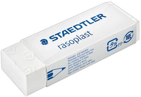 Staedtler Gomme Plastique Rasoplast B Blanc Achat Vente