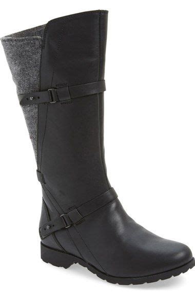 Teva De La Vina Mixed Media Tall Boot Nordstrom Boots Womens