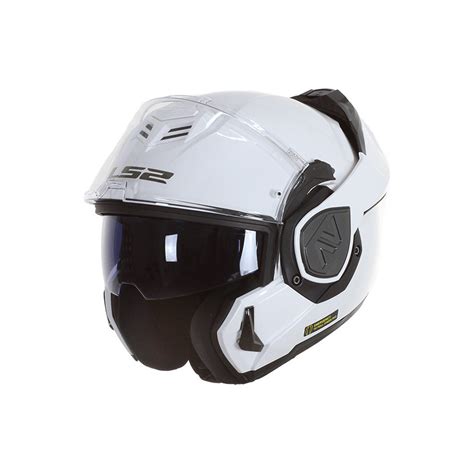 Casco Modular Ls Ff Advant Solid Blanco Brillo