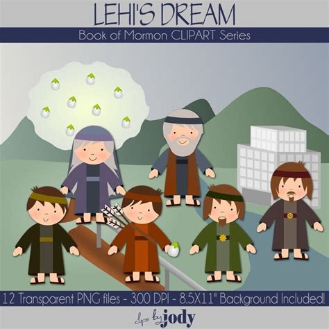 Clipart del Libro de Mormón del Sueño de Lehi PNG Files Etsy México