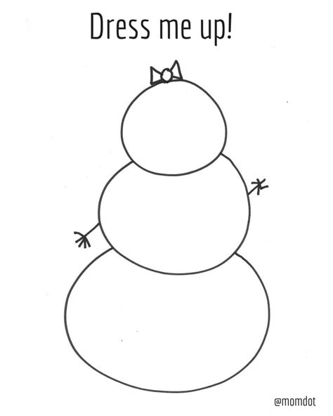 Snowman Printables : 4 Activity Sheets