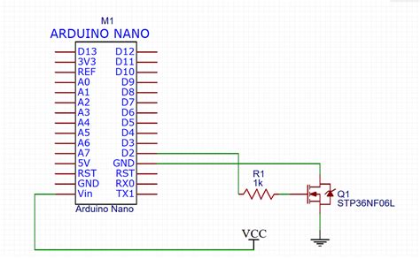 Gate And Pull Down Resistor Values For Mosfet And Arduino