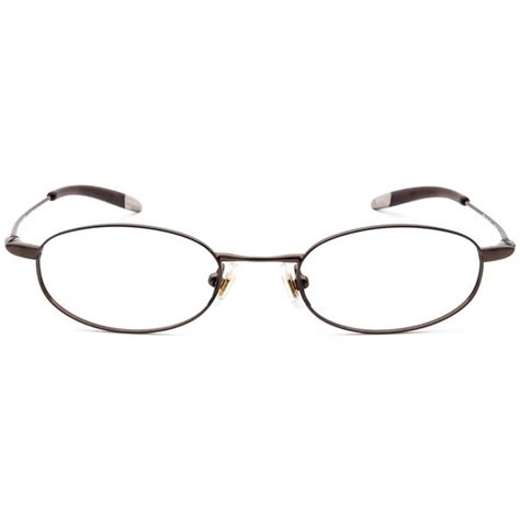 Nike Eyeglasses Flexon Brown Oval Metal Fram Gem