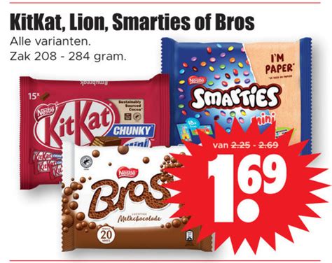 KitKat Mini Chocoladerepen Folder Aanbieding Bij Dirk Details