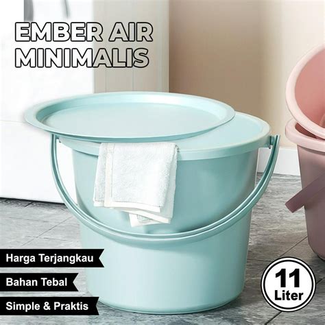 Jual Luxuryparty Pbr Cb Ember Air Rumah Dengan Tutup Ember Plastik