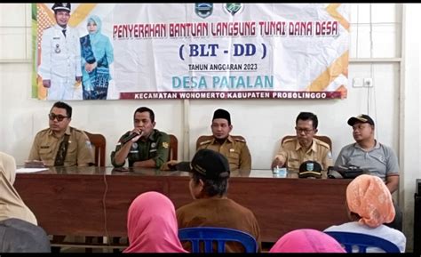 Inilah Penyampaian Kades Patalan Saat Salurkan Blt Dd Tahap Yang Di