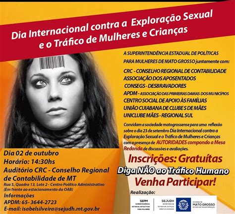 Dia Internacional Contra A Exploração Sexual E O Tráfico De Mulheres E