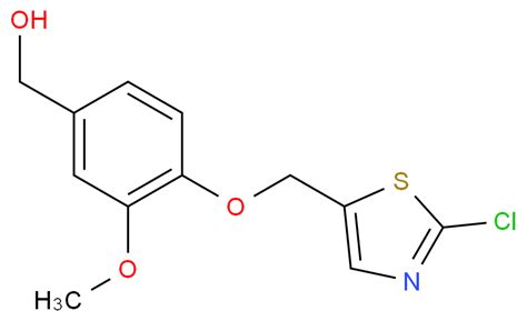 1234623 96 1 3 Methoxy 4 2 Chlorothiazol 5 Yl Methoxy Benzyl Alcohol