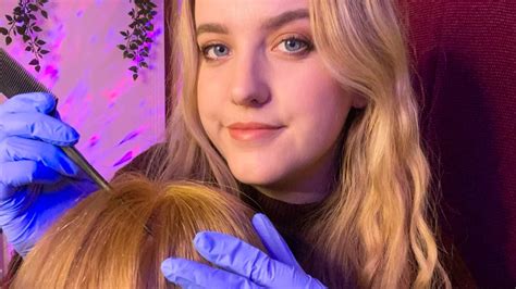 ASMR Scalp Check TikTok Compilation Lice Check Treatments Gloves