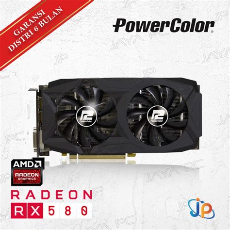 Jual Vga Powercolor Red Dragon Radeon Rx Gb Rx Gb Ddr