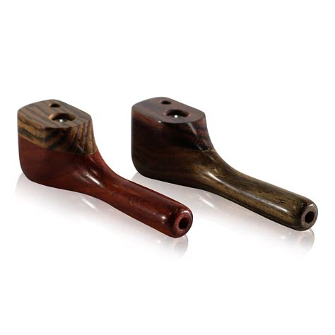 4 Wooden Smoking Pipe W Swivel Lid Ww14 Usa Etsy