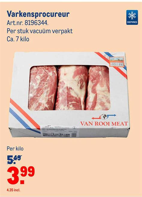 Varkensprocureur Aanbieding Bij Makro 1Folders Nl