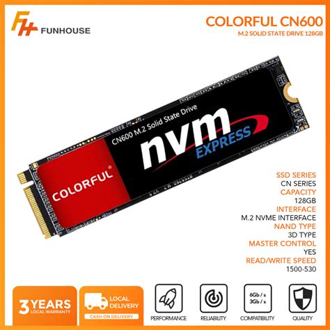 Colorful CN600 NVMe M 2 And CN600 Pro PCIe 3 0 NVMe M 2 SSD Shopee