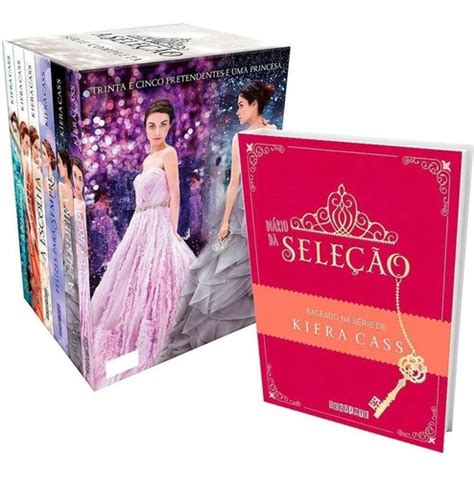 Box A Seleção 6 Livros Diário Kiera Cass Frete Grátis