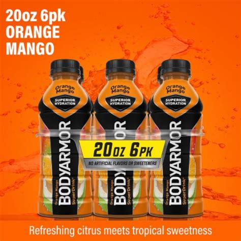 Bodyarmor Orange Mango Sports Drink Multipack Bottles 6 Bottles 20