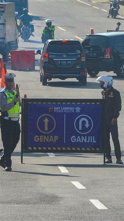 Libur Maulid Nabi Muhammad Polisi Terapkan Ganjil Genap Di Jalur Puncak