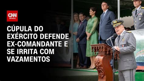 Cúpula do Exército defende ex comandante e se irrita vazamentos