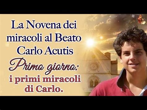 Carlo Acutis Preghiera Novena Giardino Francescano