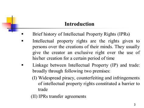 History Of Intellectual Property Rights In India