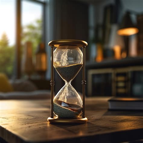 Premium Ai Image Hourglass With Sand