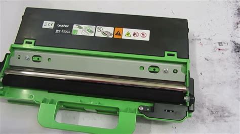 How To Empty And Reuse Brother Wt 223cl Waste Toner Box With Alarm