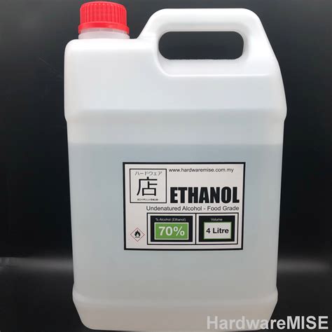 Ethanol Sanitizer Food Grade Undenatured Ethyl Alcohol Potable