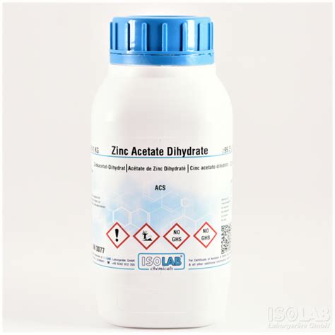 Isolab 9960161000 Zinc Acetate Dihydrate