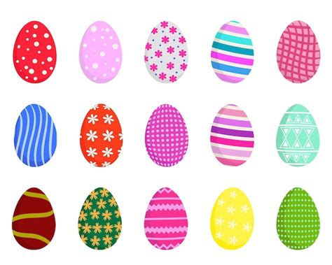 Huevos De Pascua Para Decorar Huevos Con Diferentes Estampados Y