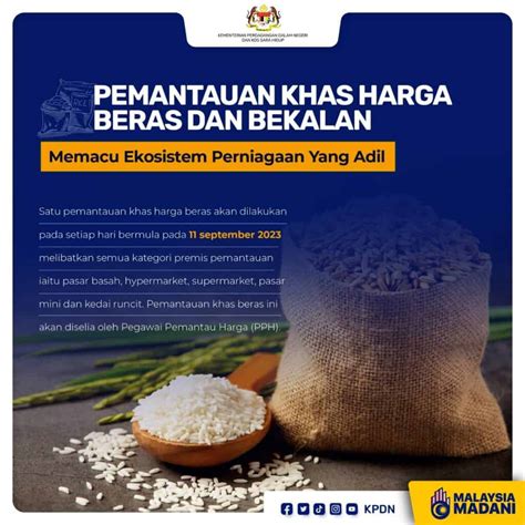 Ramai Tak Tahu Harga Beras Terkini Di Malaysia