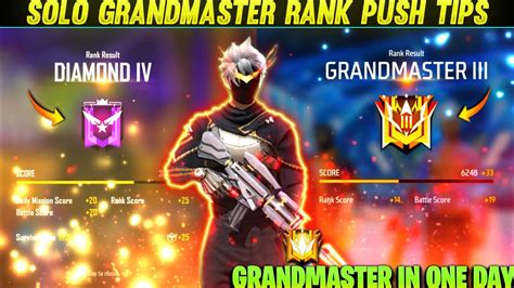 Grandmaster Rank Push Tips How To Push Rank In Free Fire Solo Rank