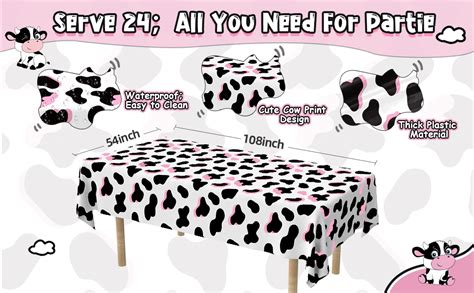 Cow Print Party Supplies Cow Birthday Party Decorations Cow