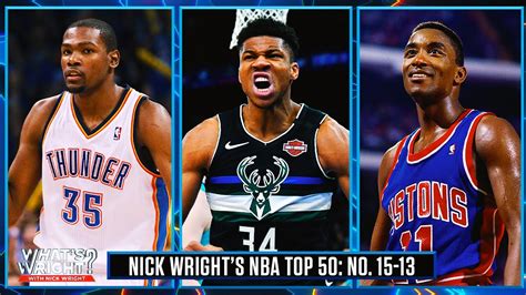 Kevin Durant Giannis And Isiah Nick Wrights Top 50 Nba Players Of The