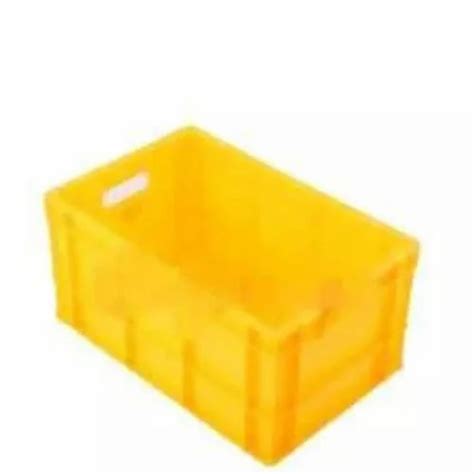 Supreme Ltr X X Mm Yellow Plastic Crates Sch At Rs