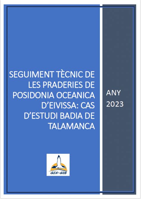 Portada Estudio Posidonia 2023 Cat Ibiza Preservation