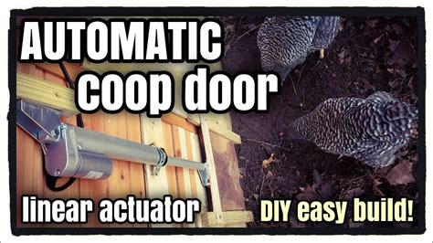 Automatic Chicken Coop Door DIY Easy Build YouTube