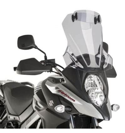 Cupolino fumé chiaro con visore Puig Touring per Suzuki DL 650 V Strom