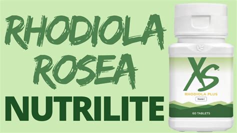 Rhodiola Rosea Nutrilite Amway En Espa Ol Youtube