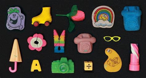 80s Childhood Eraser Collection Made Me Feel 10 Years Old Again New